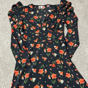 Topshop Women's Floral Dress